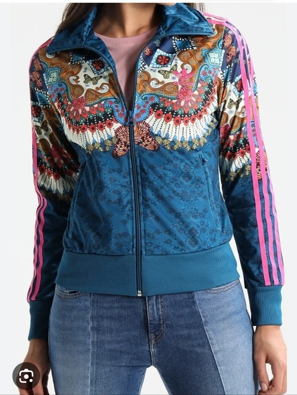 Adidas x The Farm Rio Borbomix Firebird Track Jacket Size XS